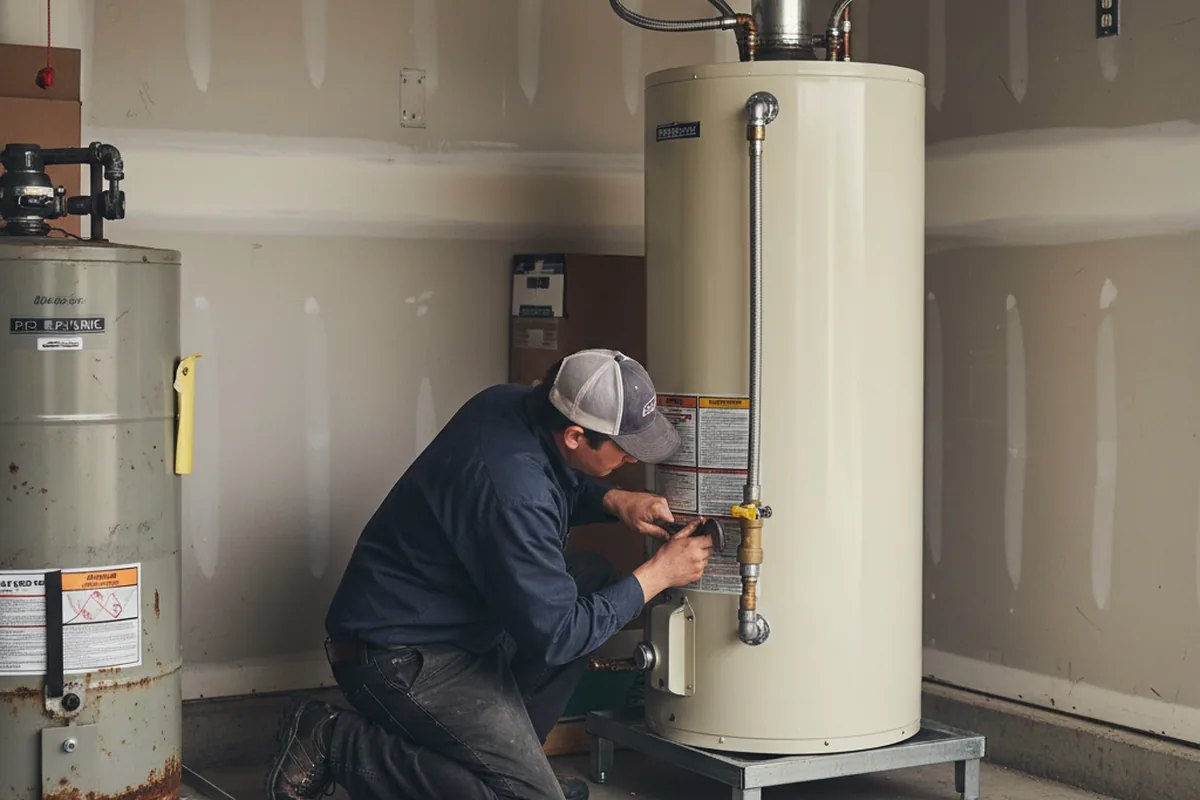 Water heater and shutoff valve replacement in Mohegan Lake